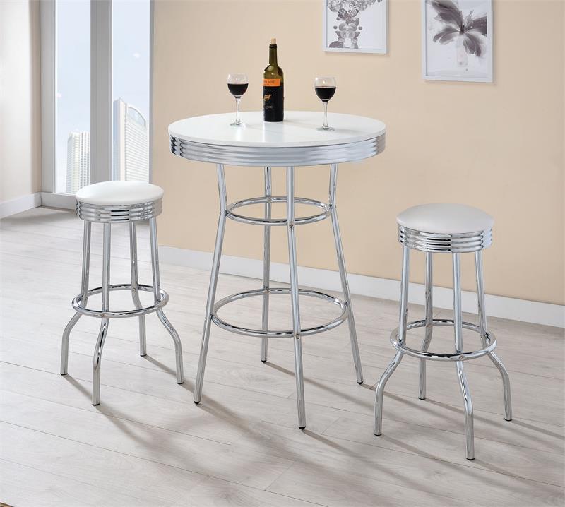 Retro pub table and stools deals