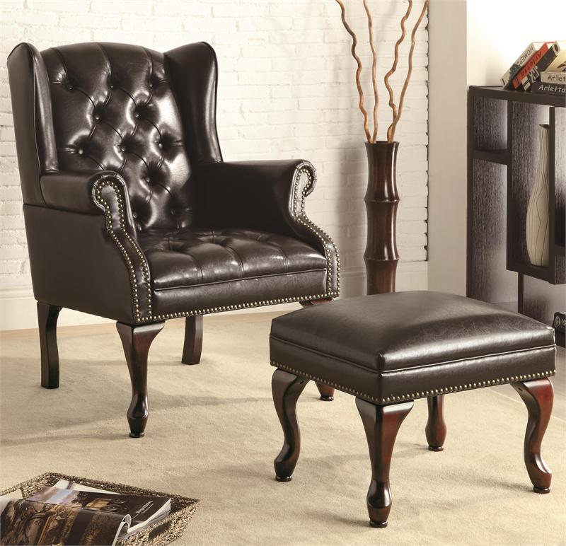 Accent Chair - Tufted Black